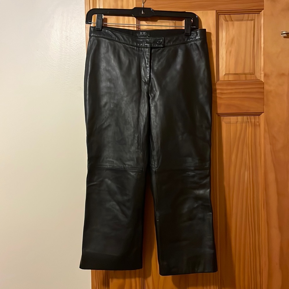 BCBG leather pants